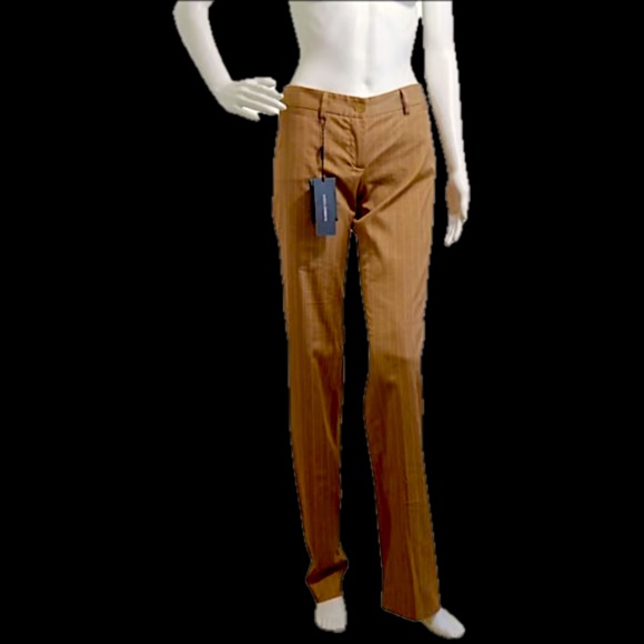 🆕🏷️  Dolce & Gabbana Beige Pin Stripe Pants  Made in Italy 🇮🇹  83% off - Picture 3 of 15